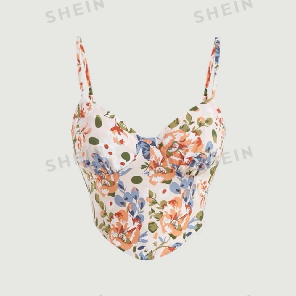 MOD Floral Print Cami Top